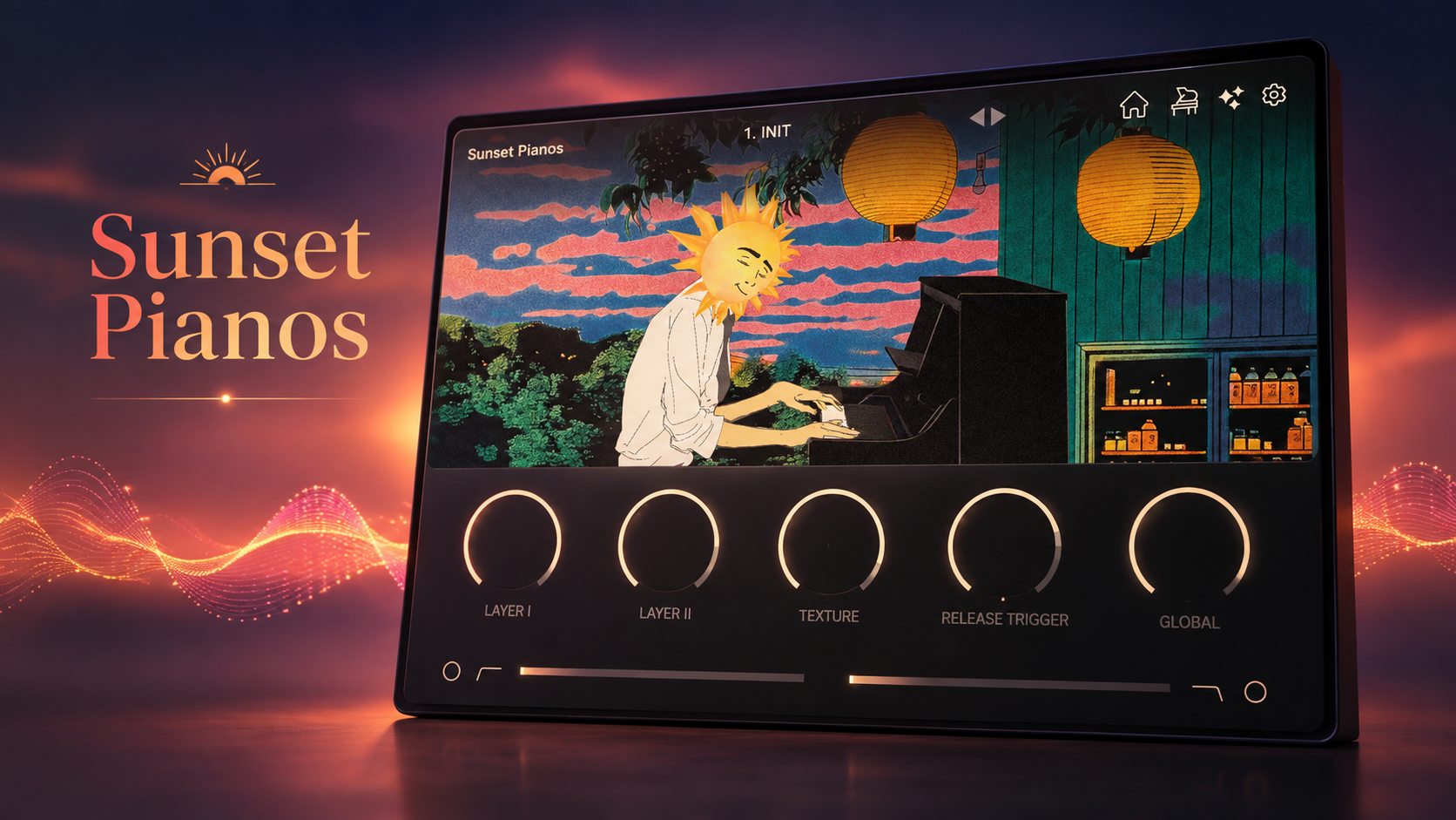 Sunset Pianos cover artwork